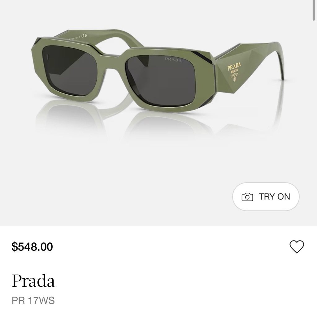 Prada Olive Green Sunglasses Bnib Always Authentic. These Are So Nice